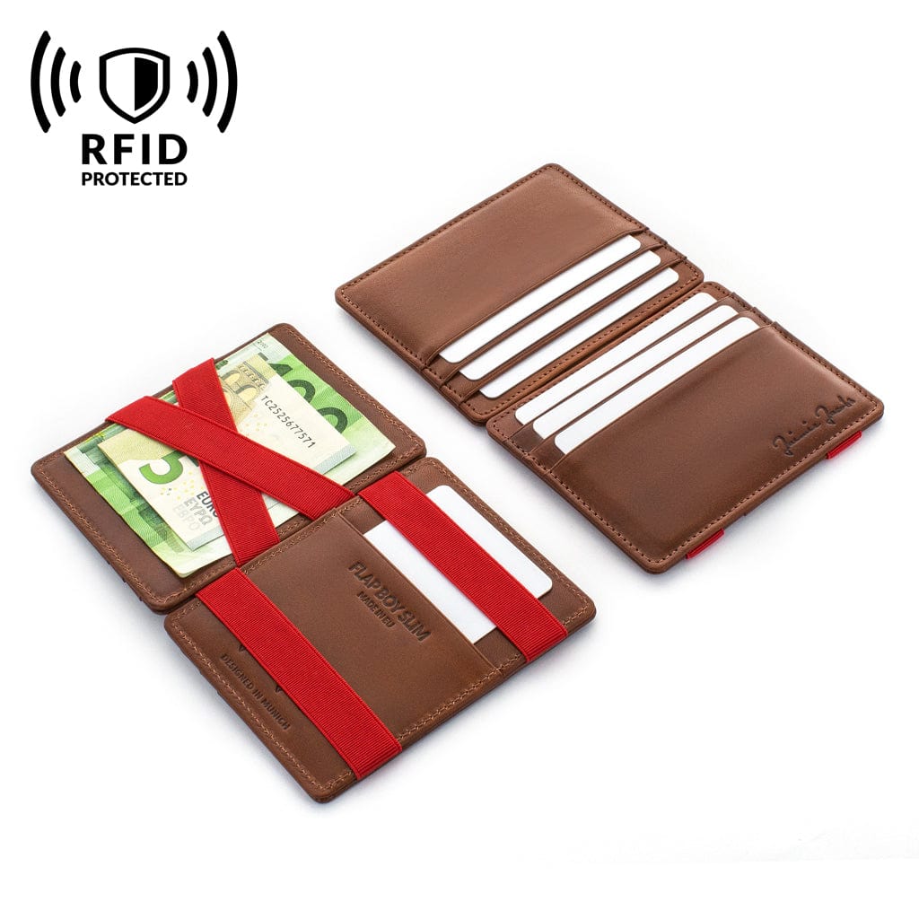 Jaimie Jacobs Geldbeutel Portemonnaie Flap Boy Slim - Magic Wallet without Coin Pocket - Limited Edition Flap Boy Slim Limited Edition Magic Wallet without coin pocket