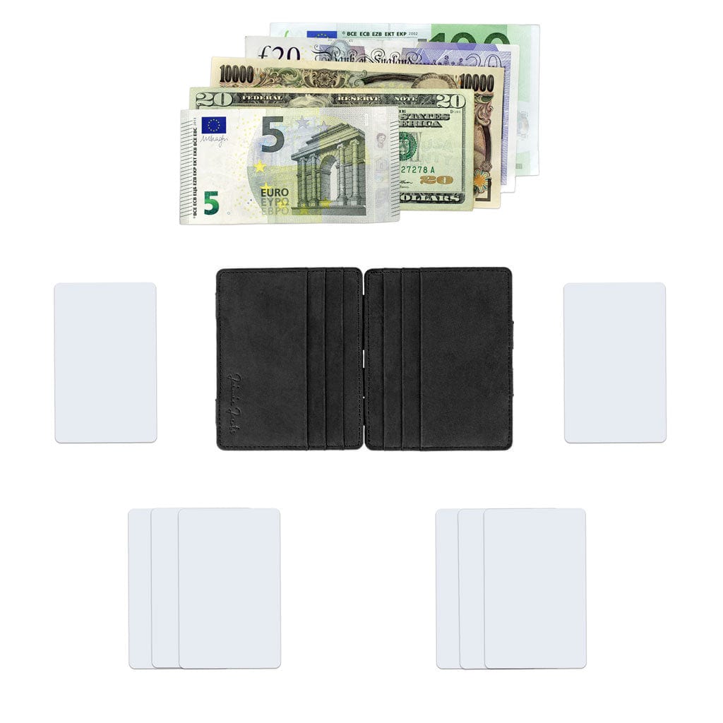 Jaimie Jacobs Geldbeutel Portemonnaie Flap Boy Slim - Magic Wallet without Coin Pocket - Limited Edition Flap Boy Slim Limited Edition Magic Wallet without coin pocket