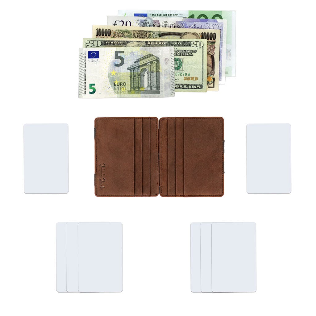 Jaimie Jacobs Geldbeutel Portemonnaie Flap Boy Slim - Magic Wallet without Coin Pocket - Limited Edition Flap Boy Slim Limited Edition Magic Wallet without coin pocket