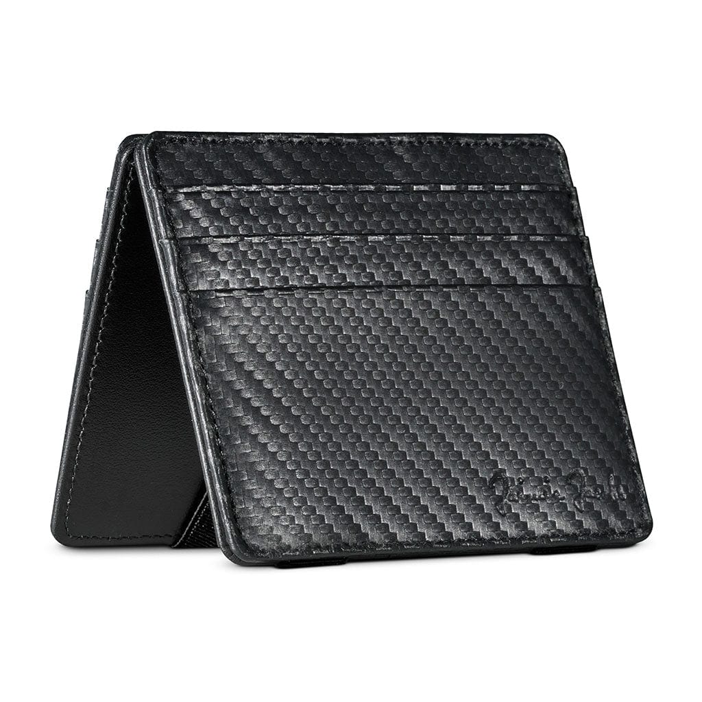 Jaimie Jacobs Geldbeutel Portemonnaie Carbon Flap Boy Slim - Magic Wallet without Coin Pocket Flap Boy Slim Magic Wallet without coin pocket