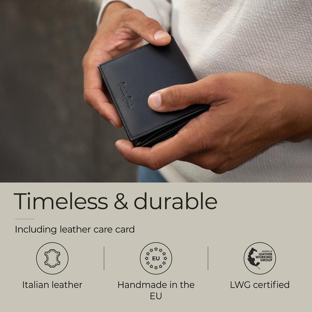 Jaimie Jacobs Geldbeutel Portemonnaie Flap Boy - Magic Wallet with Coin Pocket Flap Boy Magic Wallet with Coin Pocket Genuine Leather