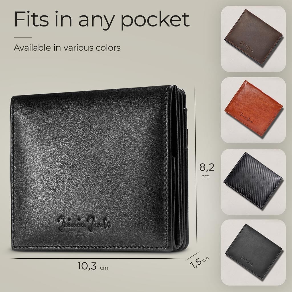Jaimie Jacobs Geldbeutel Portemonnaie Flap Boy - Magic Wallet with Coin Pocket Flap Boy Magic Wallet with Coin Pocket Genuine Leather