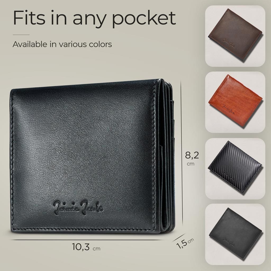 Jaimie Jacobs Geldbeutel Portemonnaie Flap Boy AirTag-Edition - Magic Wallet with Coin Pocket Flap Boy magic-wallet with coin pocket & Apple AirTag pocket