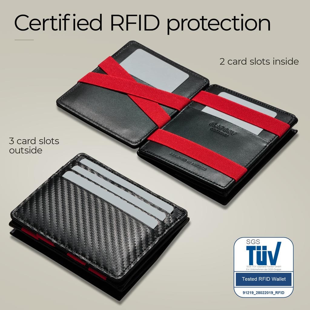 Jaimie Jacobs Geldbeutel Portemonnaie Flap Boy - Magic Wallet with Coin Pocket Flap Boy Magic Wallet with Coin Pocket Genuine Leather