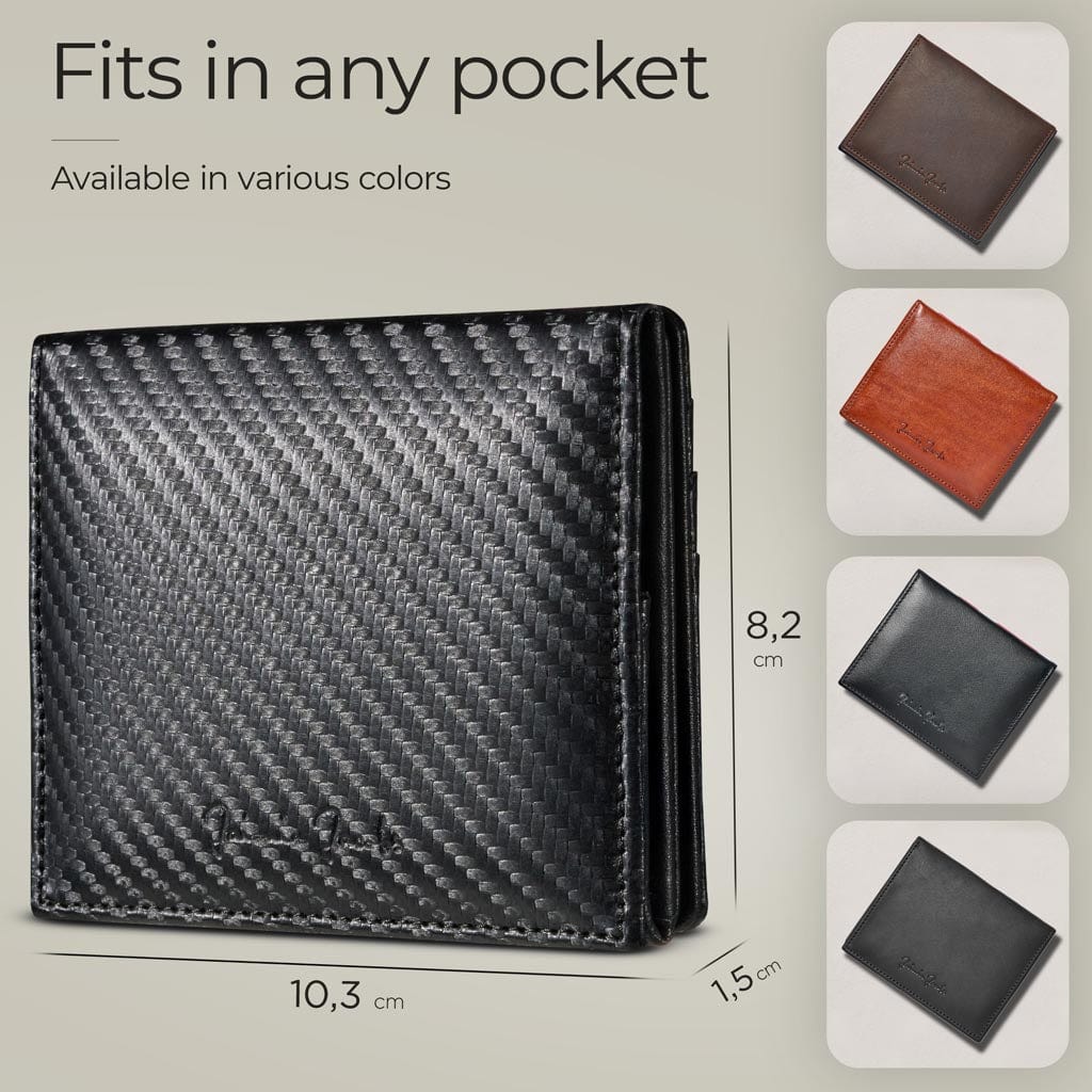 Jaimie Jacobs Geldbeutel Portemonnaie Flap Boy - Magic Wallet with Coin Pocket Flap Boy Magic Wallet with Coin Pocket Genuine Leather