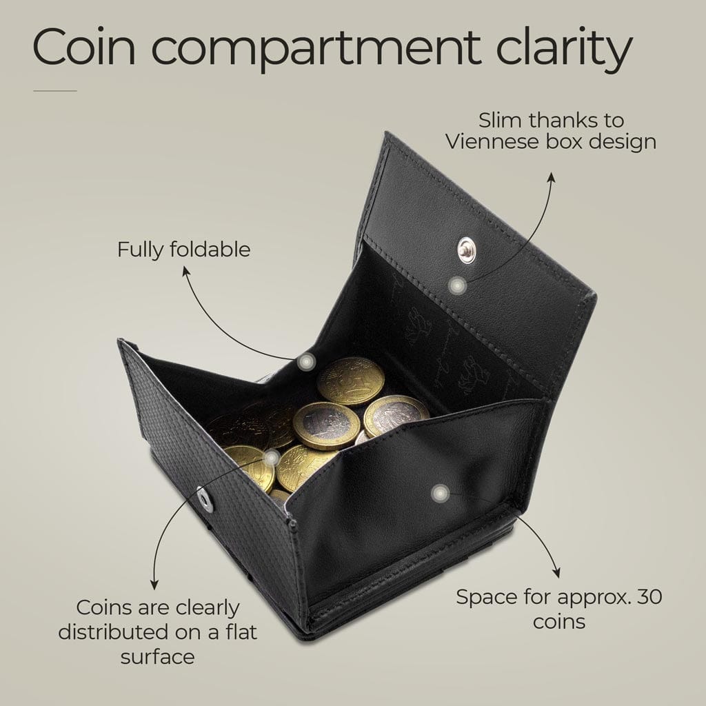 Jaimie Jacobs Geldbeutel Portemonnaie Flap Boy - Magic Wallet with Coin Pocket Flap Boy Magic Wallet with Coin Pocket Genuine Leather