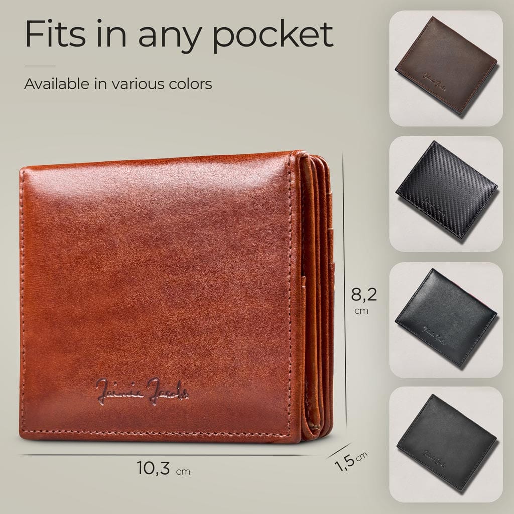Jaimie Jacobs Geldbeutel Portemonnaie Flap Boy AirTag-Edition - Magic Wallet with Coin Pocket Flap Boy magic-wallet with coin pocket & Apple AirTag pocket