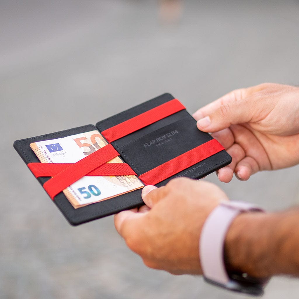 Jaimie Jacobs Geldbeutel Portemonnaie Flap Boy Slim - Magic Wallet without Coin Pocket - Limited Edition Flap Boy Slim Limited Edition Magic Wallet without coin pocket