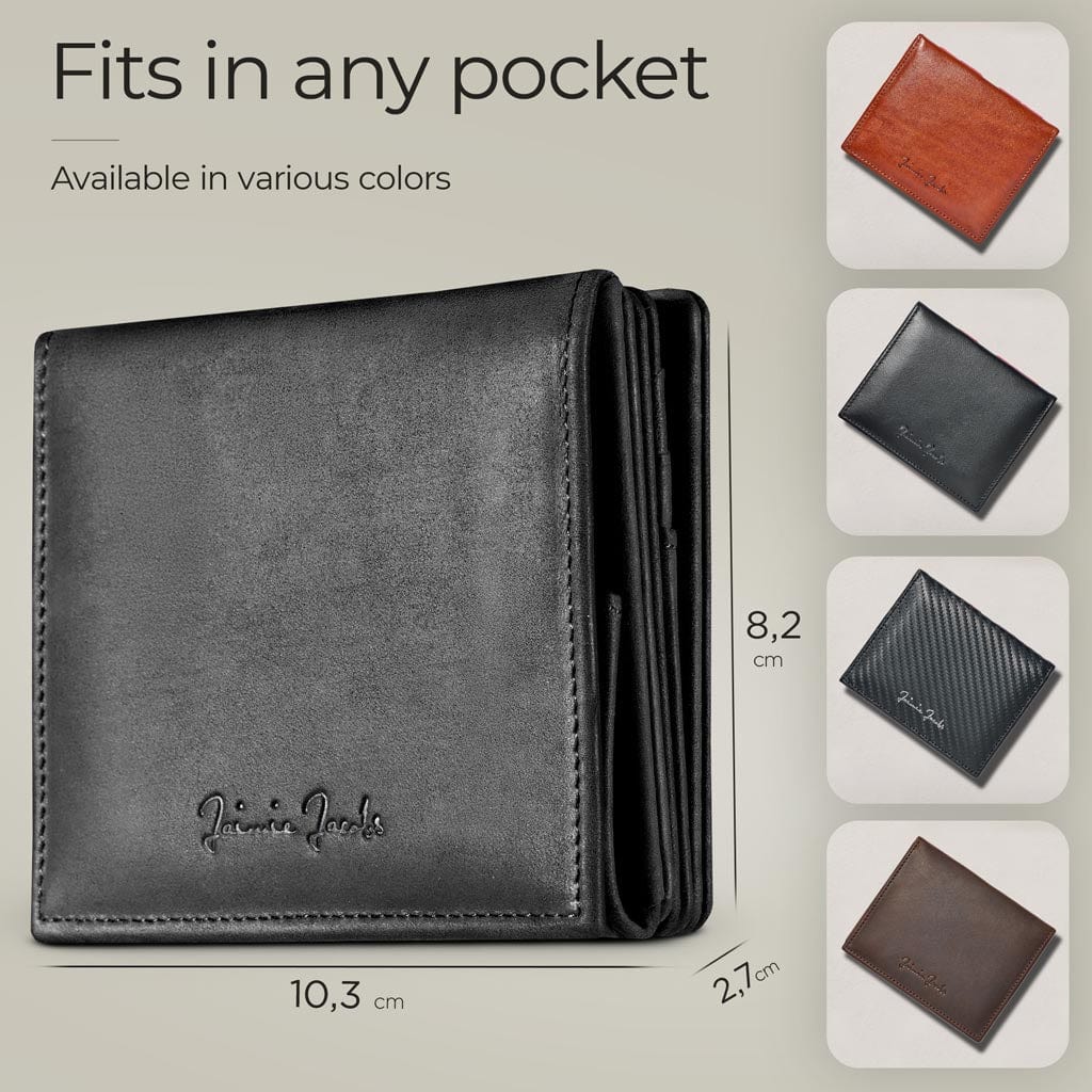 Jaimie Jacobs Geldbeutel Portemonnaie Flap Boy XL AirTag-Edition - Magic Wallet with Coin Pocket Flap Boy XL AirTag-Edition - Magic Wallet with Coin Pocket
