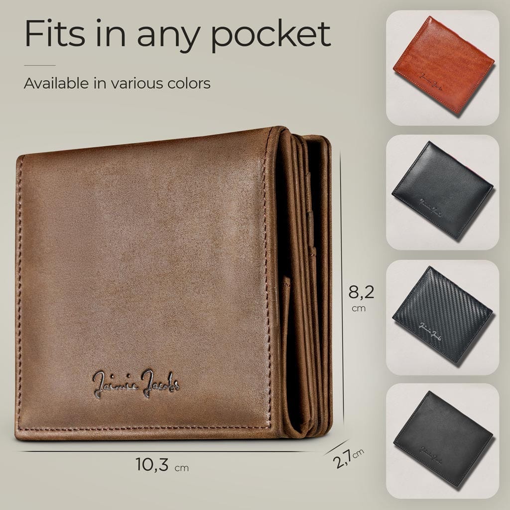 Jaimie Jacobs Geldbeutel Portemonnaie Flap Boy XL AirTag-Edition - Magic Wallet with Coin Pocket Flap Boy XL AirTag-Edition - Magic Wallet with Coin Pocket