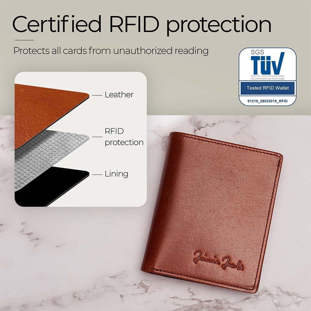 Jaimie Jacobs Geldbeutel Portemonnaie Slimstar AirTag-Edition slim wallet with large coin pocket Slimstar AirTag Edition slim wallet with big coin pocket