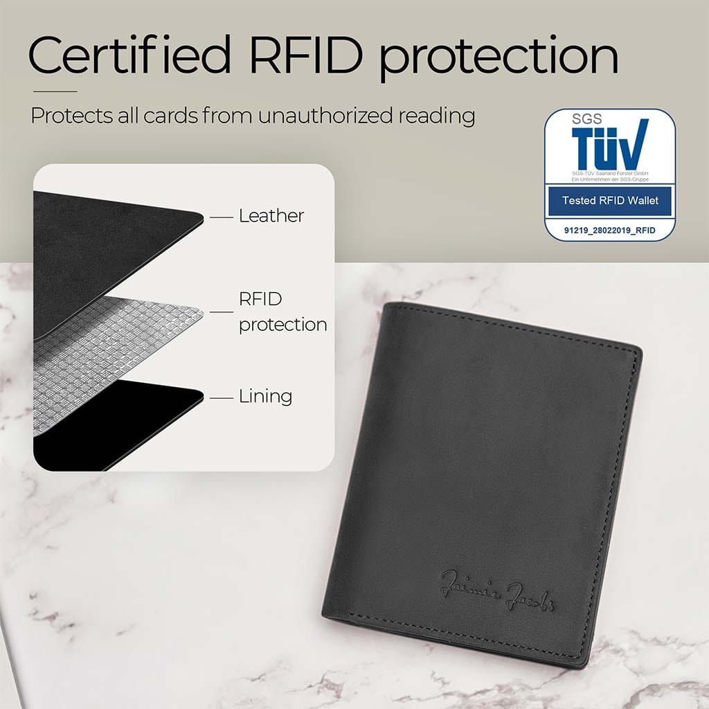 Jaimie Jacobs Geldbeutel Portemonnaie Slimstar - slim wallet with large coin pocket Slimstar slim wallet with big coin pocket