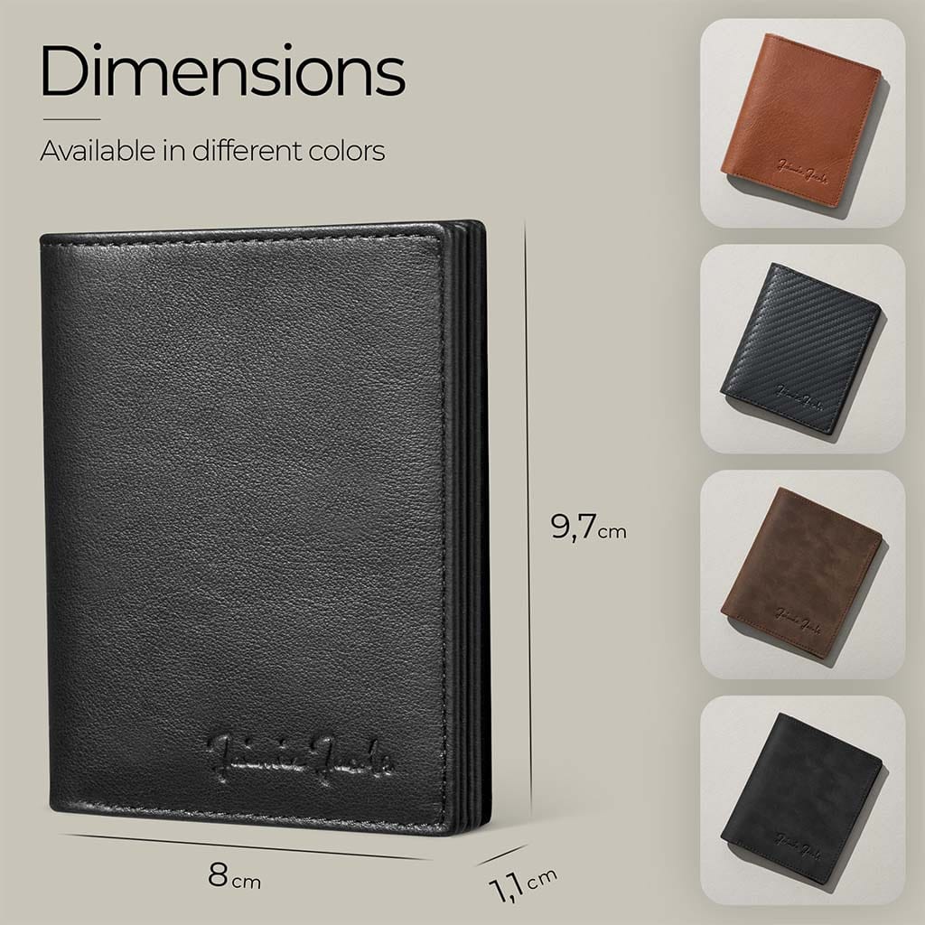 Jaimie Jacobs Geldbeutel Portemonnaie Slimstar AirTag-Edition slim wallet with large coin pocket Slimstar AirTag Edition slim wallet with big coin pocket