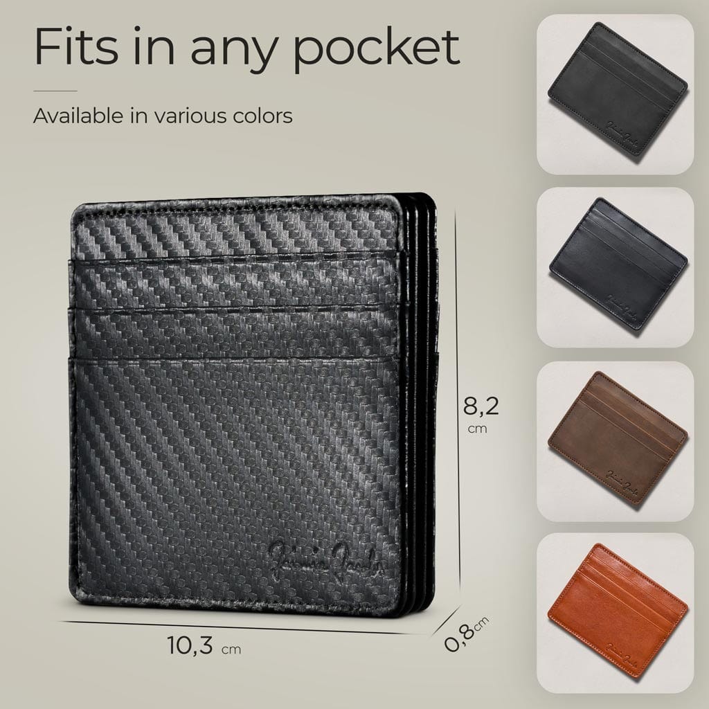 Jaimie Jacobs Geldbeutel Portemonnaie Flap Boy Slim - Magic Wallet without Coin Pocket Flap Boy Slim Magic Wallet without coin pocket