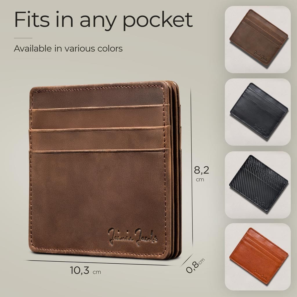 Jaimie Jacobs Geldbeutel Portemonnaie Flap Boy Slim - Magic Wallet without Coin Pocket Flap Boy Slim Magic Wallet without coin pocket