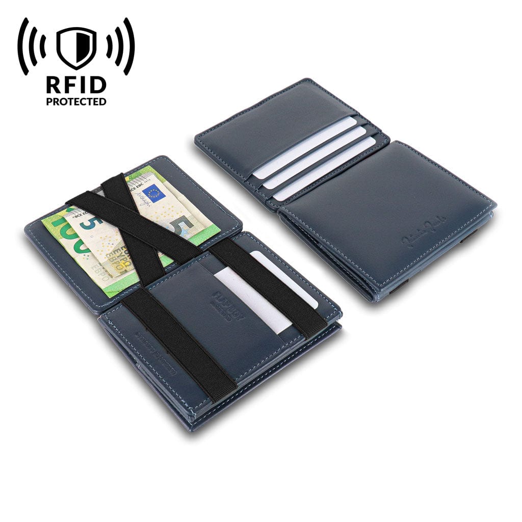 Jaimie Jacobs Geldbeutel Blue with Red Flap Boy Magic Wallet with Coin Pocket Eco-Leather jamy jamie jami jakobs