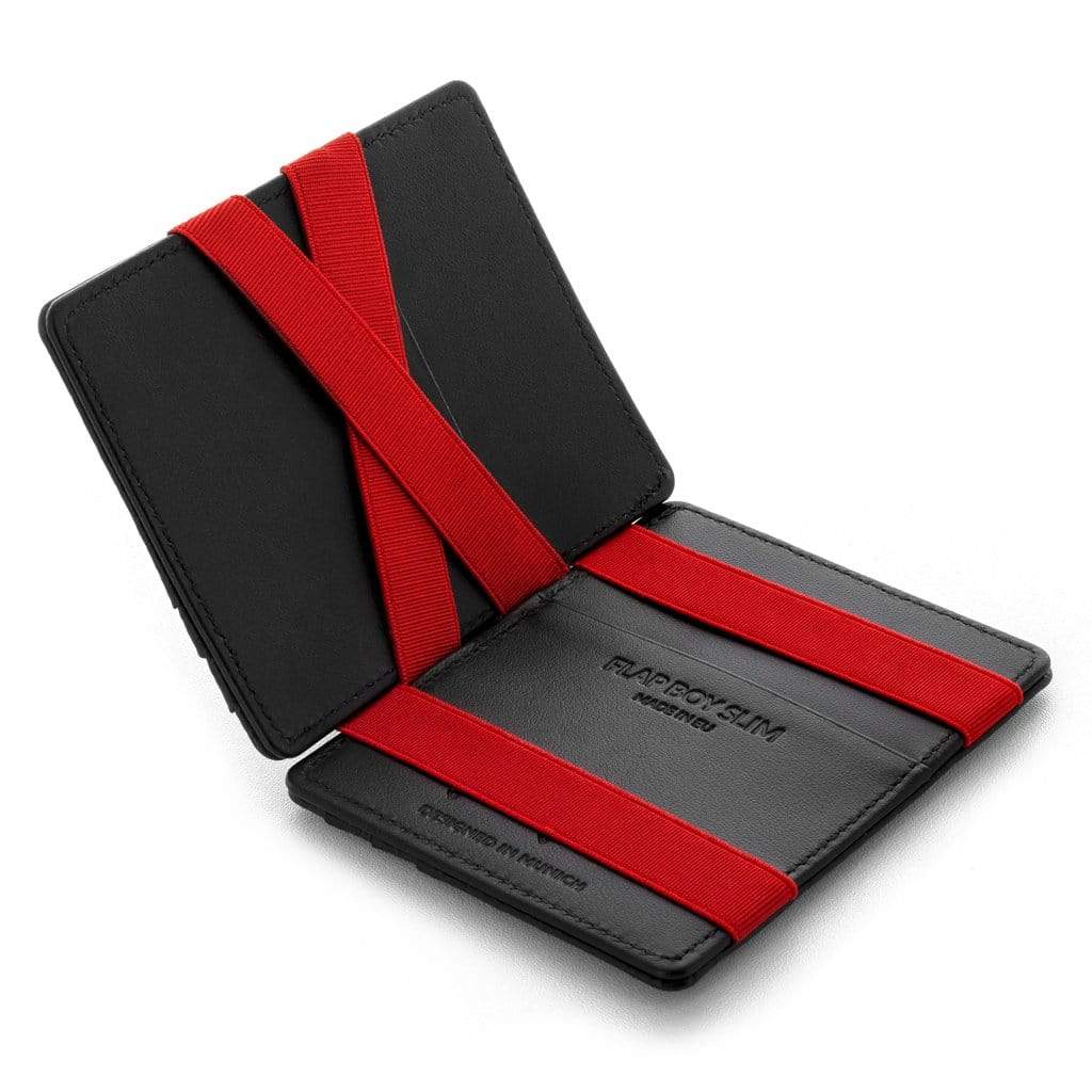 Jaimie Jacobs Geldbeutel Portemonnaie Flap Boy Slim - Magic Wallet without Coin Pocket - Limited Edition Flap Boy Slim Limited Edition Magic Wallet without coin pocket