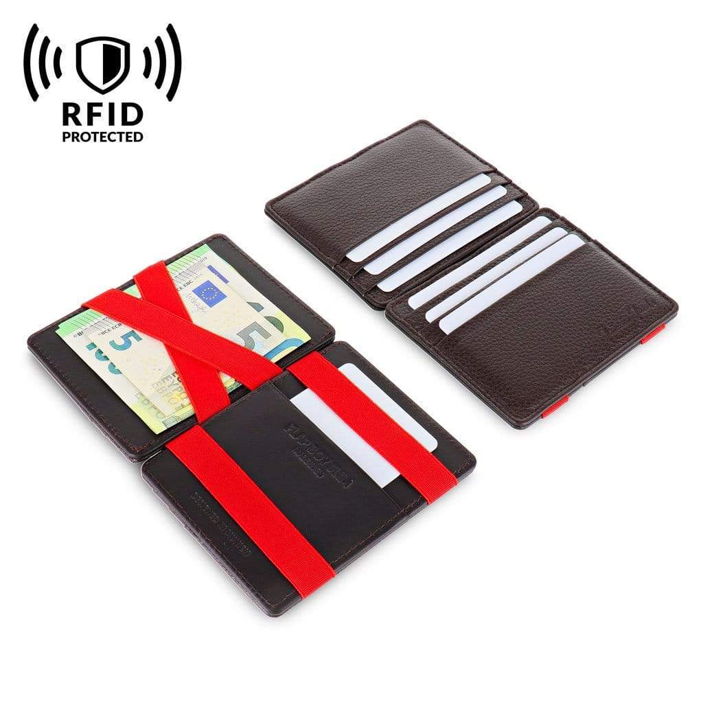 Jaimie Jacobs Geldbeutel Portemonnaie Flap Boy Slim - Magic Wallet without Coin Pocket - Limited Edition Flap Boy Slim Limited Edition Magic Wallet without coin pocket