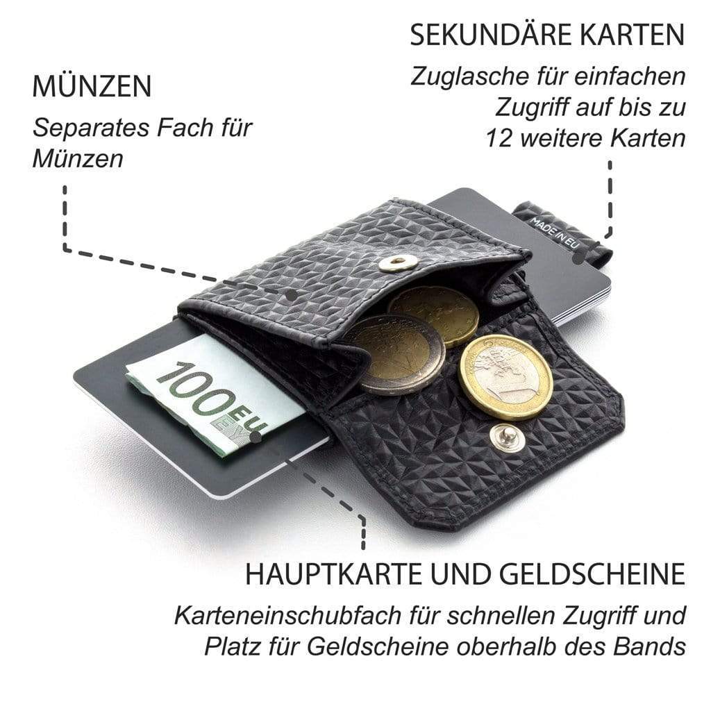 Jaimie Jacobs Geldbeutel Nano Boy Pocket with leather coin pocket - Limited Edition jamy jamie jami jakobs