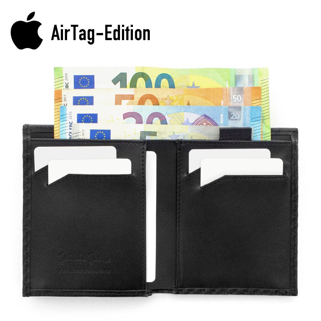 Jaimie Jacobs Geldbeutel Portemonnaie Folder Boy AirTag-Edition Folder Boy Apple AirTag-Edition Wallet With Coin Pocket