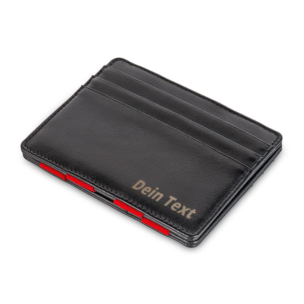 Jaimie Jacobs Geldbeutel Portemonnaie Black with Red Flap Boy Slim FC Bayern München Edition - Magic Wallet without Coin Pocket Flap Boy Slim FC Bayern München Edition Magic Wallet