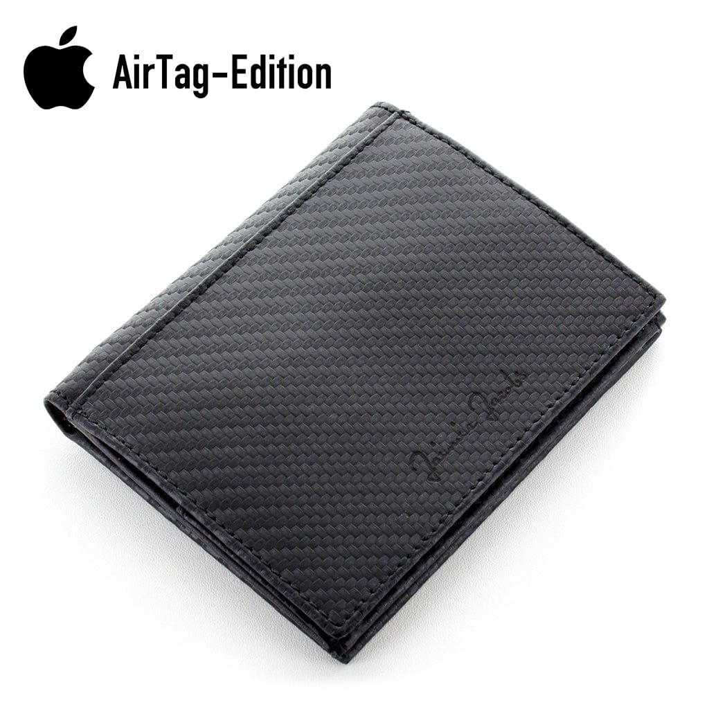 Jaimie Jacobs Geldbeutel Portemonnaie Carbon Folder Boy AirTag-Edition Folder Boy Apple AirTag-Edition Wallet With Coin Pocket
