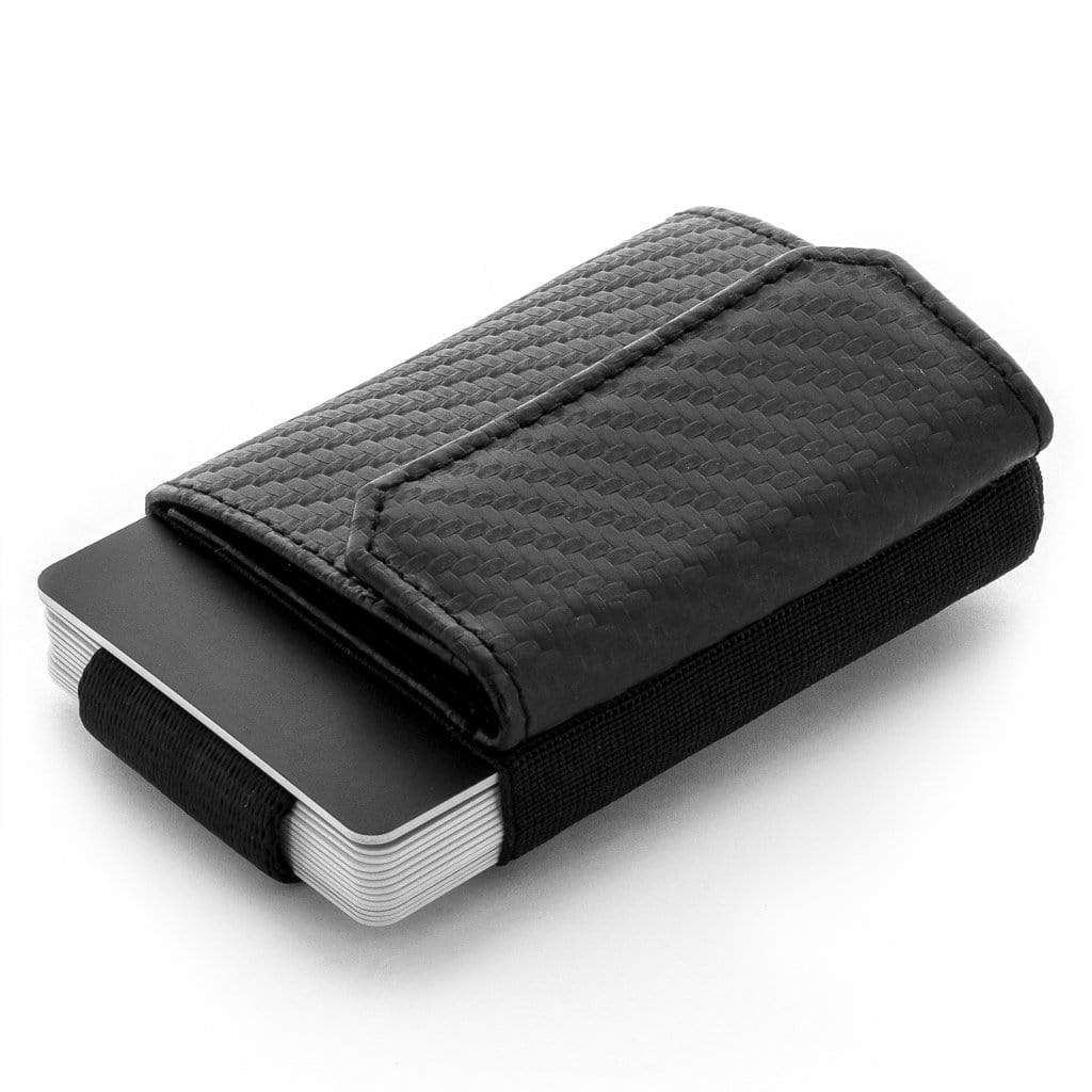 Jaimie Jacobs Geldbeutel Karten Portemonnaie Carbon Nano Boy Pocket with leather coin pocket Nano Boy Pocket wallet with leather coin pocket