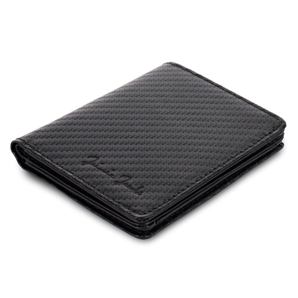 Jaimie Jacobs Geldbeutel Portemonnaie Carbon Slimstar - slim wallet with large coin pocket Slimstar slim wallet with big coin pocket