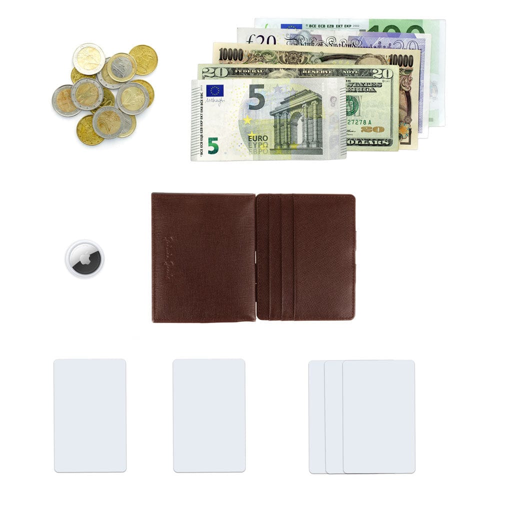 Jaimie Jacobs Geldbeutel Portemonnaie Flap Boy AirTag-Edition - Magic Wallet with Coin Pocket Flap Boy magic-wallet with coin pocket & Apple AirTag pocket