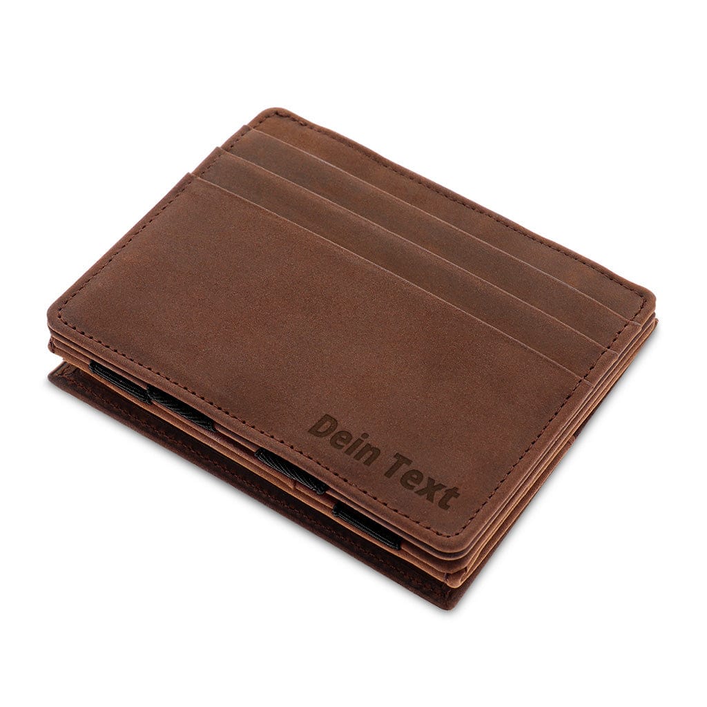 Jaimie Jacobs Geldbeutel Portemonnaie Flap Boy - Magic Wallet with Coin Pocket Flap Boy Magic Wallet with Coin Pocket Genuine Leather