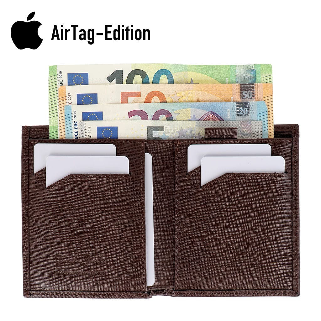 Jaimie Jacobs Geldbeutel Portemonnaie Folder Boy AirTag-Edition Folder Boy Apple AirTag-Edition Wallet With Coin Pocket