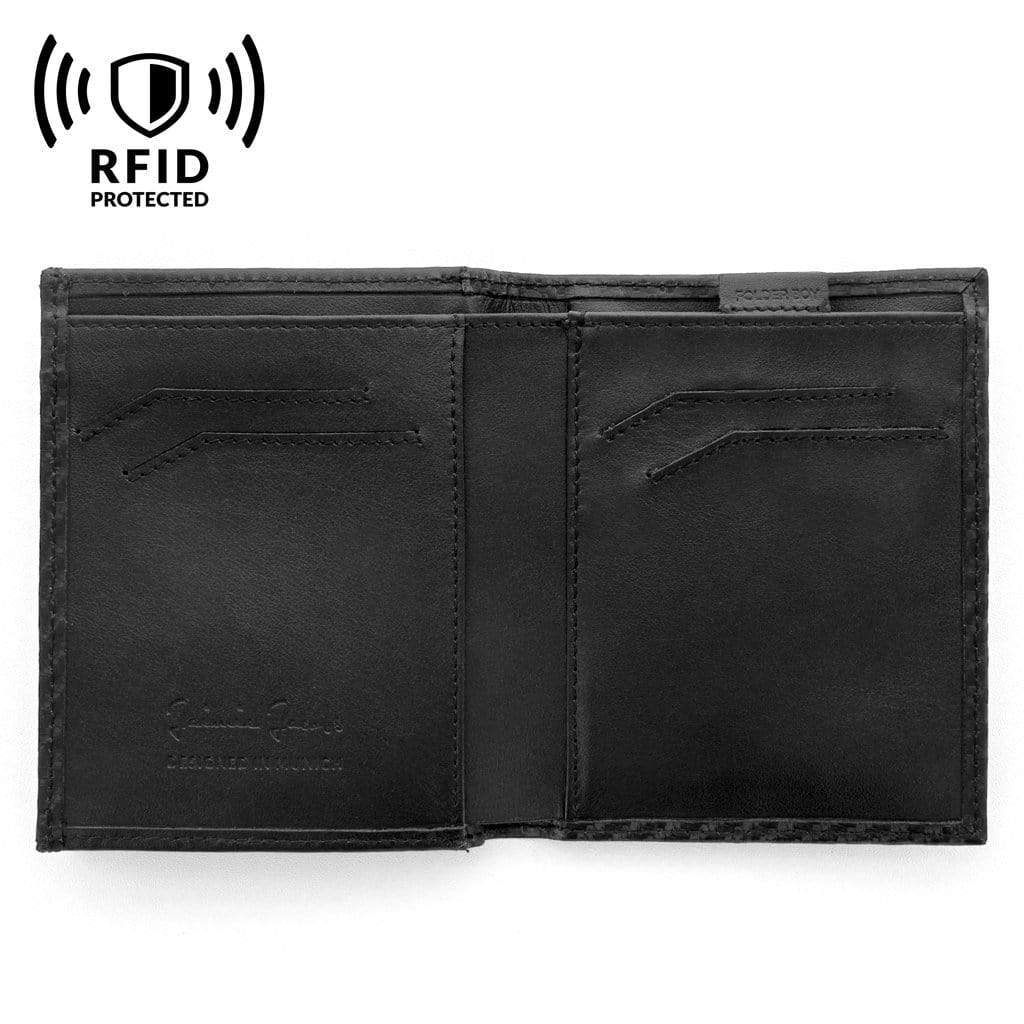Jaimie Jacobs Geldbeutel Portemonnaie Folder Boy bi-fold wallet Folder Boy Men Wallet With Coin Pocket Genuine Leather