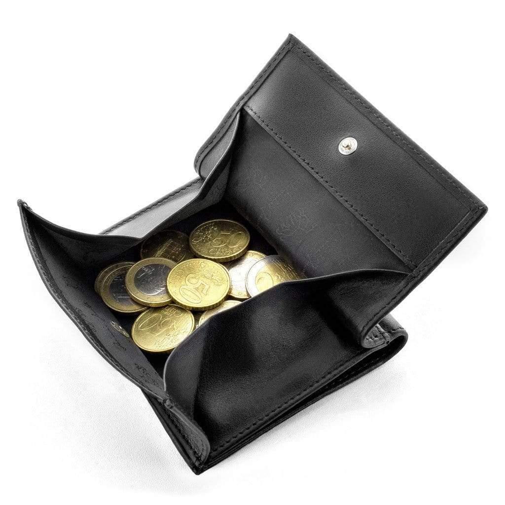 Jaimie Jacobs Geldbeutel Portemonnaie Folder Boy bi-fold wallet Folder Boy Men Wallet With Coin Pocket Genuine Leather