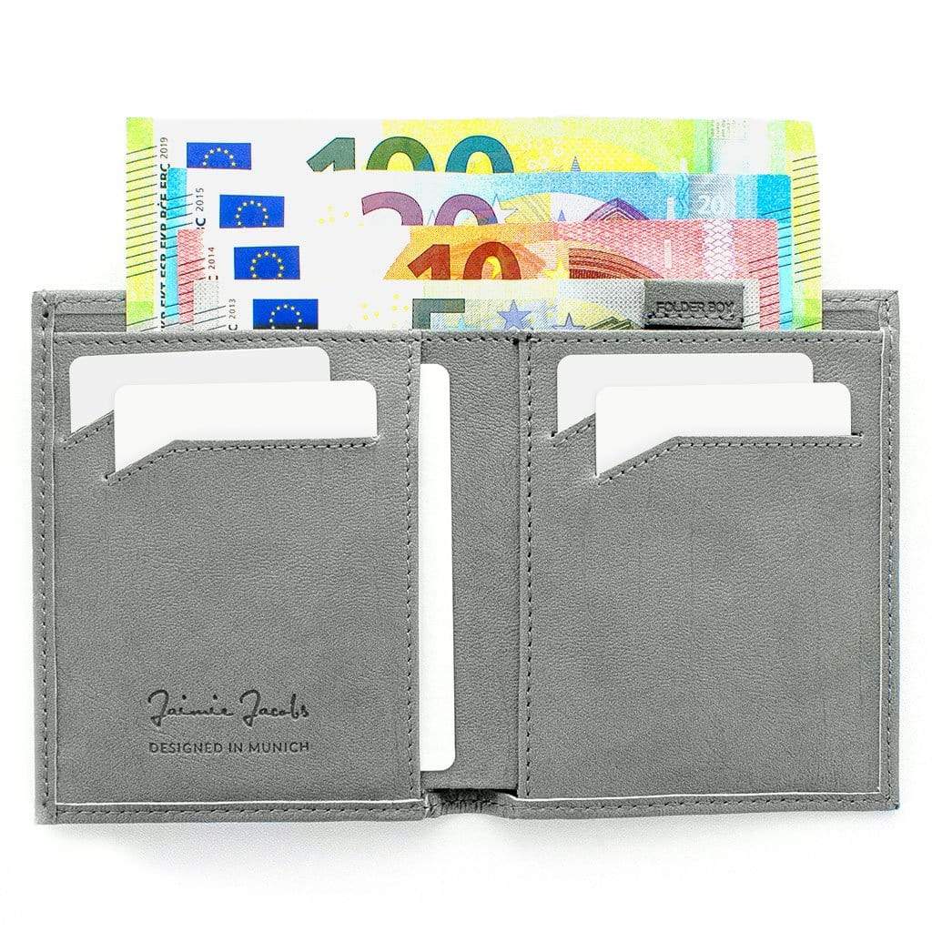 Jaimie Jacobs Geldbeutel Portemonnaie Folder Boy bi-fold wallet Folder Boy Men Wallet With Coin Pocket Genuine Leather