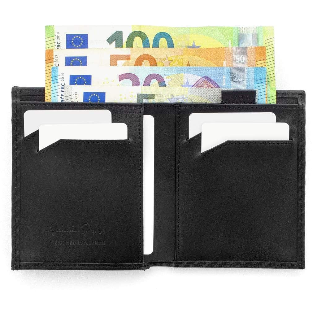 Jaimie Jacobs Geldbeutel Portemonnaie Folder Boy bi-fold wallet Folder Boy Men Wallet With Coin Pocket Genuine Leather