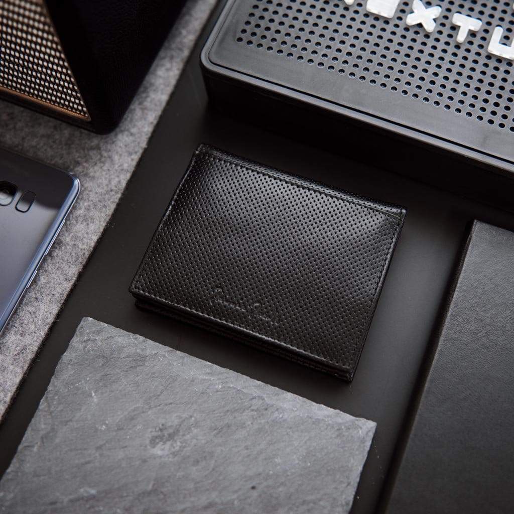 Jaimie Jacobs Geldbeutel Portemonnaie Folder Boy bi-fold wallet Folder Boy Men Wallet With Coin Pocket Genuine Leather