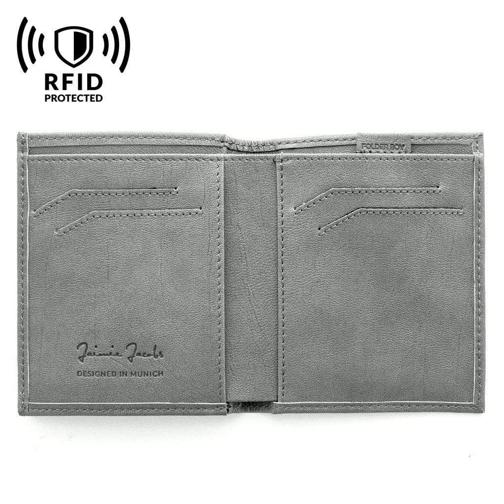 Jaimie Jacobs Geldbeutel Portemonnaie Folder Boy bi-fold wallet Folder Boy Men Wallet With Coin Pocket Genuine Leather