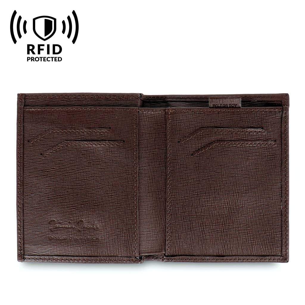 Jaimie Jacobs Geldbeutel Portemonnaie Folder Boy bi-fold wallet Folder Boy Men Wallet With Coin Pocket Genuine Leather