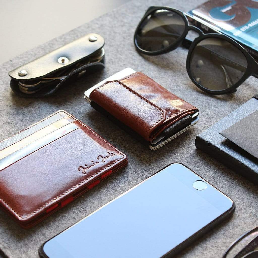 Jaimie Jacobs Geldbeutel Karten Portemonnaie Nano Boy Pocket with leather coin pocket Nano Boy Pocket wallet with leather coin pocket