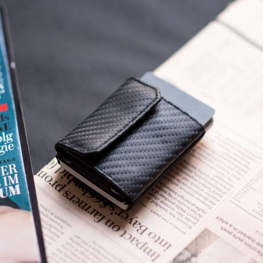 Jaimie Jacobs Geldbeutel Karten Portemonnaie Nano Boy Pocket with leather coin pocket Nano Boy Pocket wallet with leather coin pocket