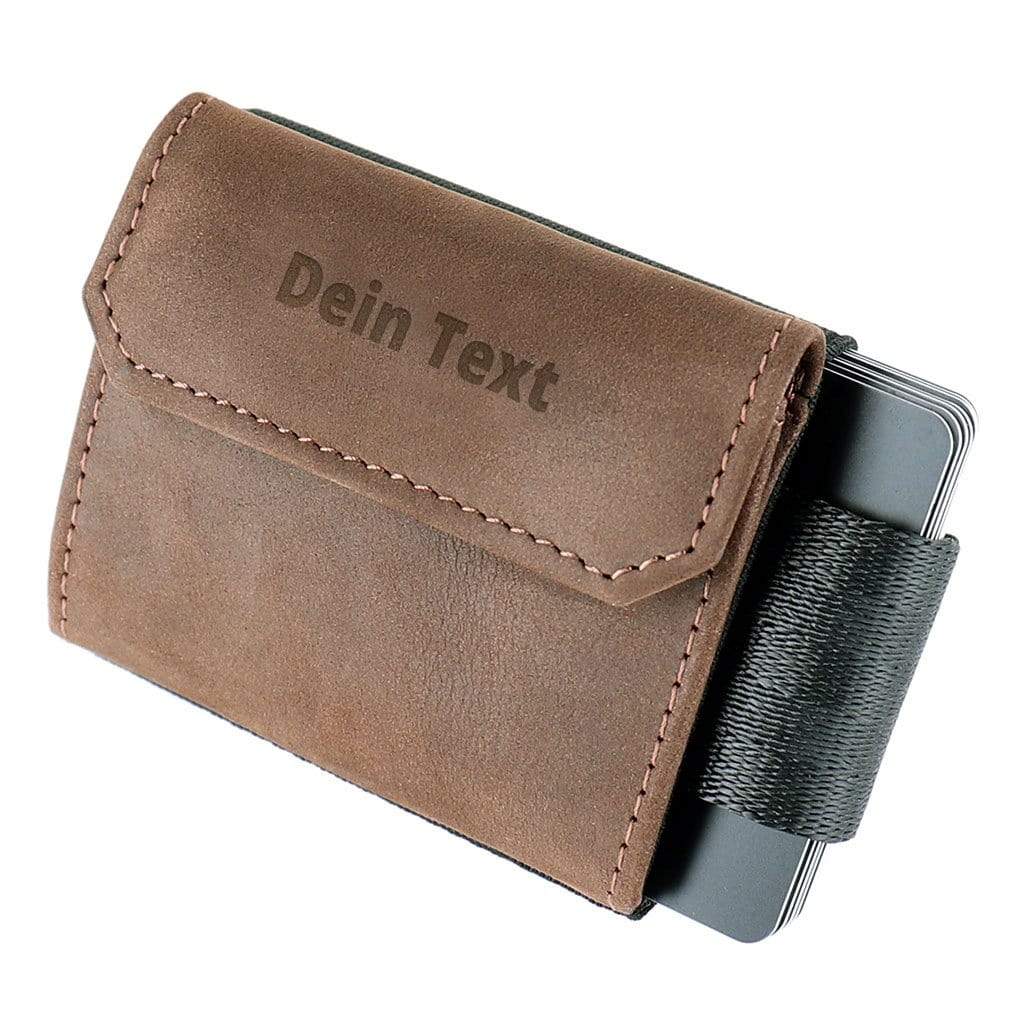 Jaimie Jacobs Geldbeutel Karten Portemonnaie Nano Boy Pocket with leather coin pocket Nano Boy Pocket wallet with leather coin pocket