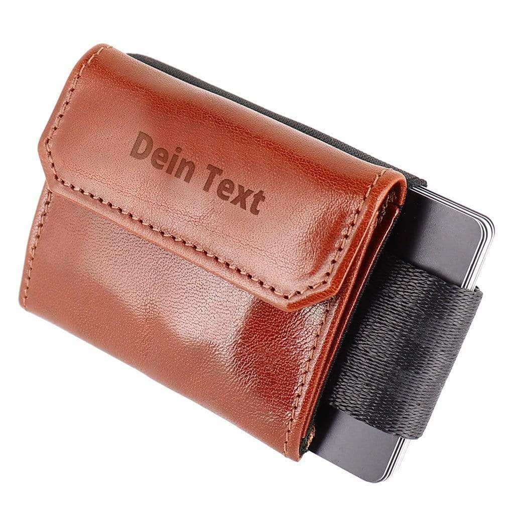 Jaimie Jacobs Geldbeutel Karten Portemonnaie Nano Boy Pocket with leather coin pocket Nano Boy Pocket wallet with leather coin pocket