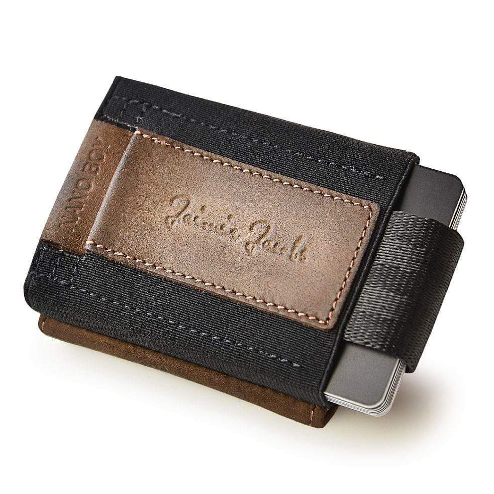 Jaimie Jacobs Geldbeutel Karten Portemonnaie Nano Boy Pocket with leather coin pocket Nano Boy Pocket wallet with leather coin pocket