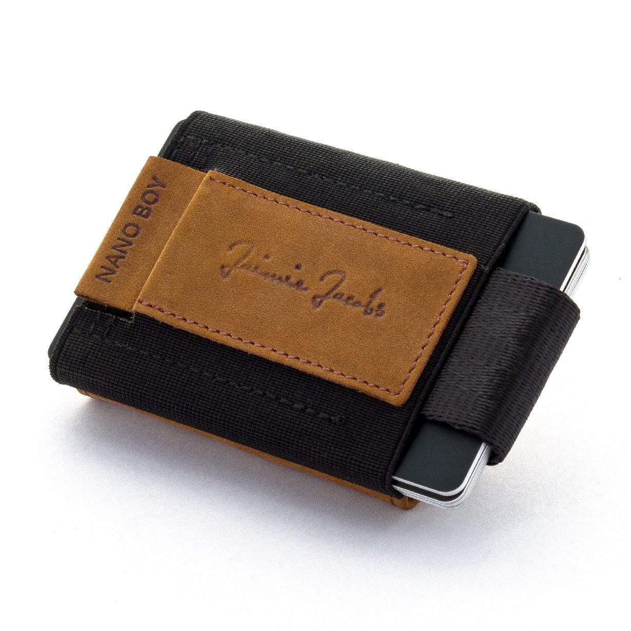 Jaimie Jacobs Geldbeutel Karten Portemonnaie Nano Boy Pocket with leather coin pocket Nano Boy Pocket wallet with leather coin pocket