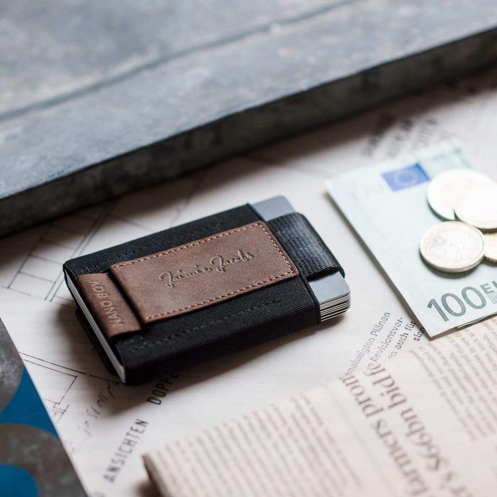 Jaimie Jacobs Geldbeutel Karten Portemonnaie Nano Boy with small elastic coin pocket Nano Boy mini wallet for men and women
