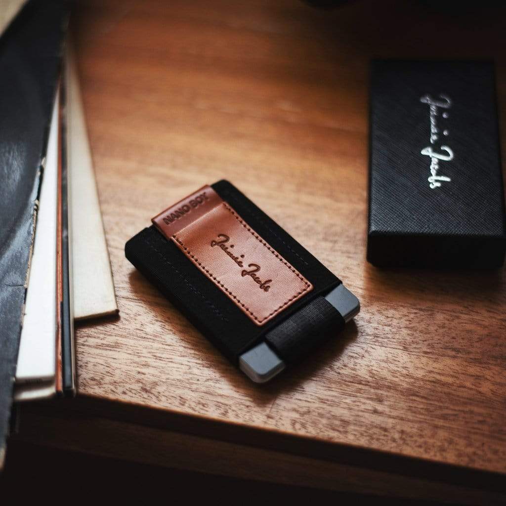 Jaimie Jacobs Geldbeutel Karten Portemonnaie Nano Boy with small elastic coin pocket Nano Boy mini wallet for men and women