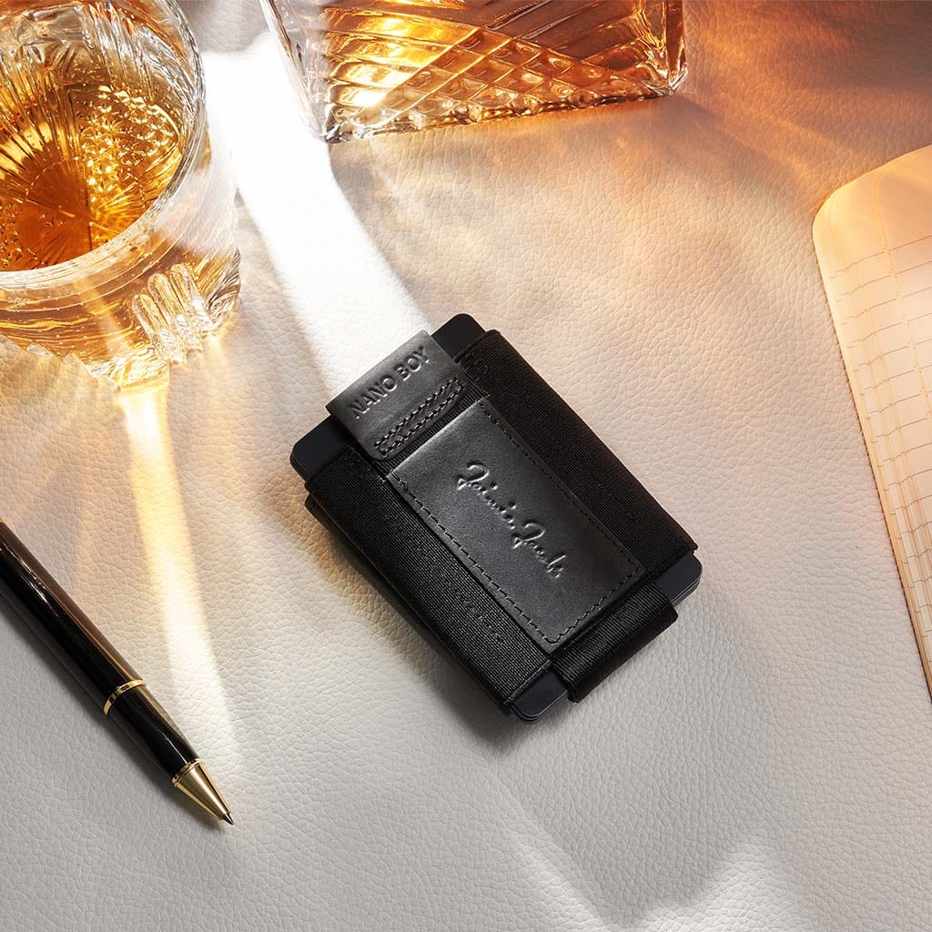 Jaimie Jacobs Geldbeutel Karten Portemonnaie Nano Boy with small elastic coin pocket Nano Boy mini wallet for men and women