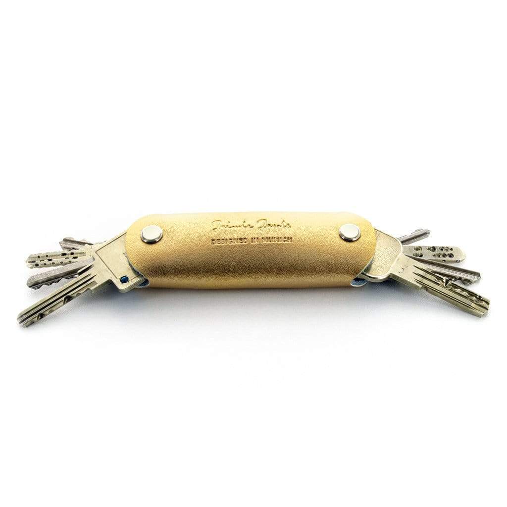 Jaimie Jacobs Schlüsseletui Leder Gold Key Boy - Key Organizer Key Boy Smart Key Organizer Leather