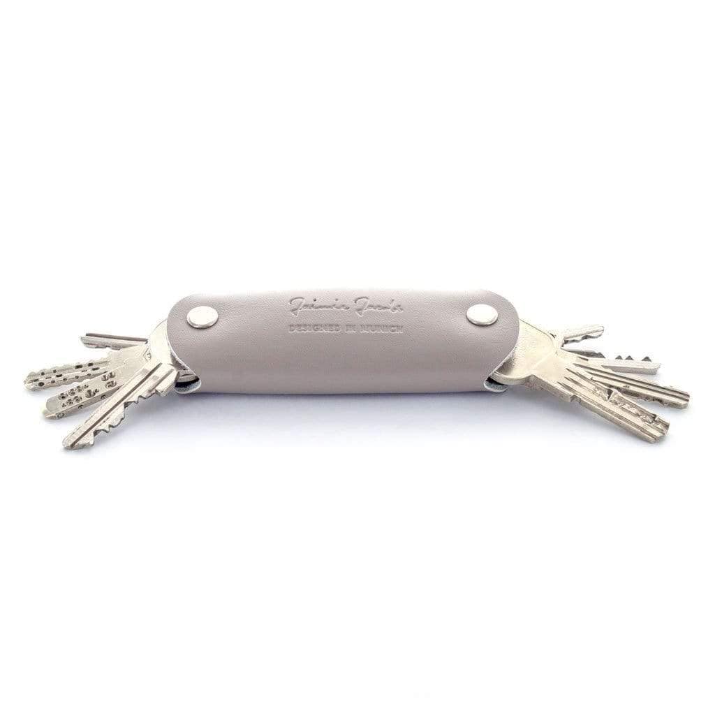 Jaimie Jacobs Schlüsseletui Leder Grey Key Boy - Key Organizer Key Boy Smart Key Organizer Leather