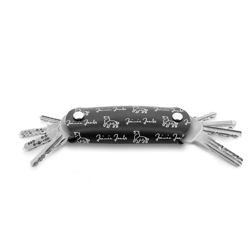 Jaimie Jacobs Schlüsseletui Leder Black JJ Key Boy - Key Organizer Key Boy Smart Key Organizer Leather